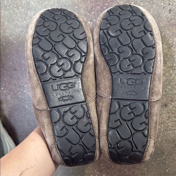 UGG Brown Suede Slip-On Loafers main image 4